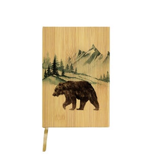 Watercolor Mountain Bear Journal